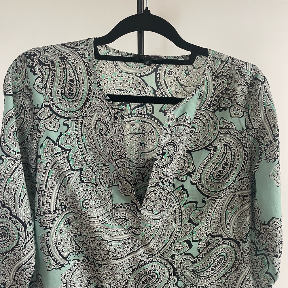 The Limited Paisley Blouse